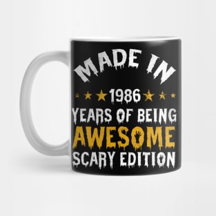 made in 1986 years of being limited edition Mug